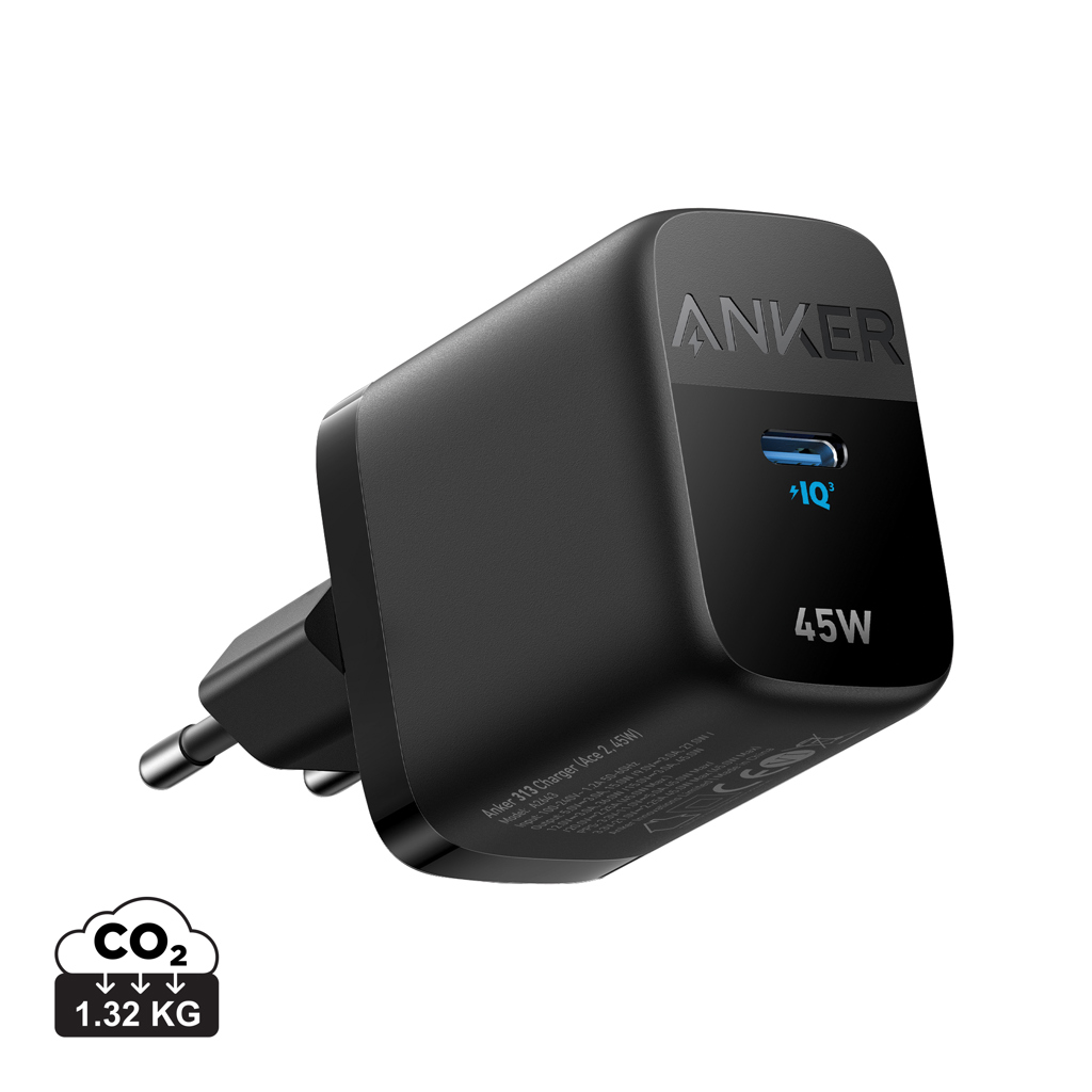 Chargeur mural Anker 45W USB-C noir
