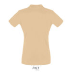 Dos de polo beige coupe femme