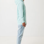 Homme en hoodie vert menthe de profil