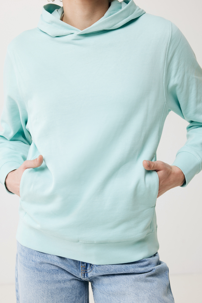 Sweat à capuche vert menthe avec poches