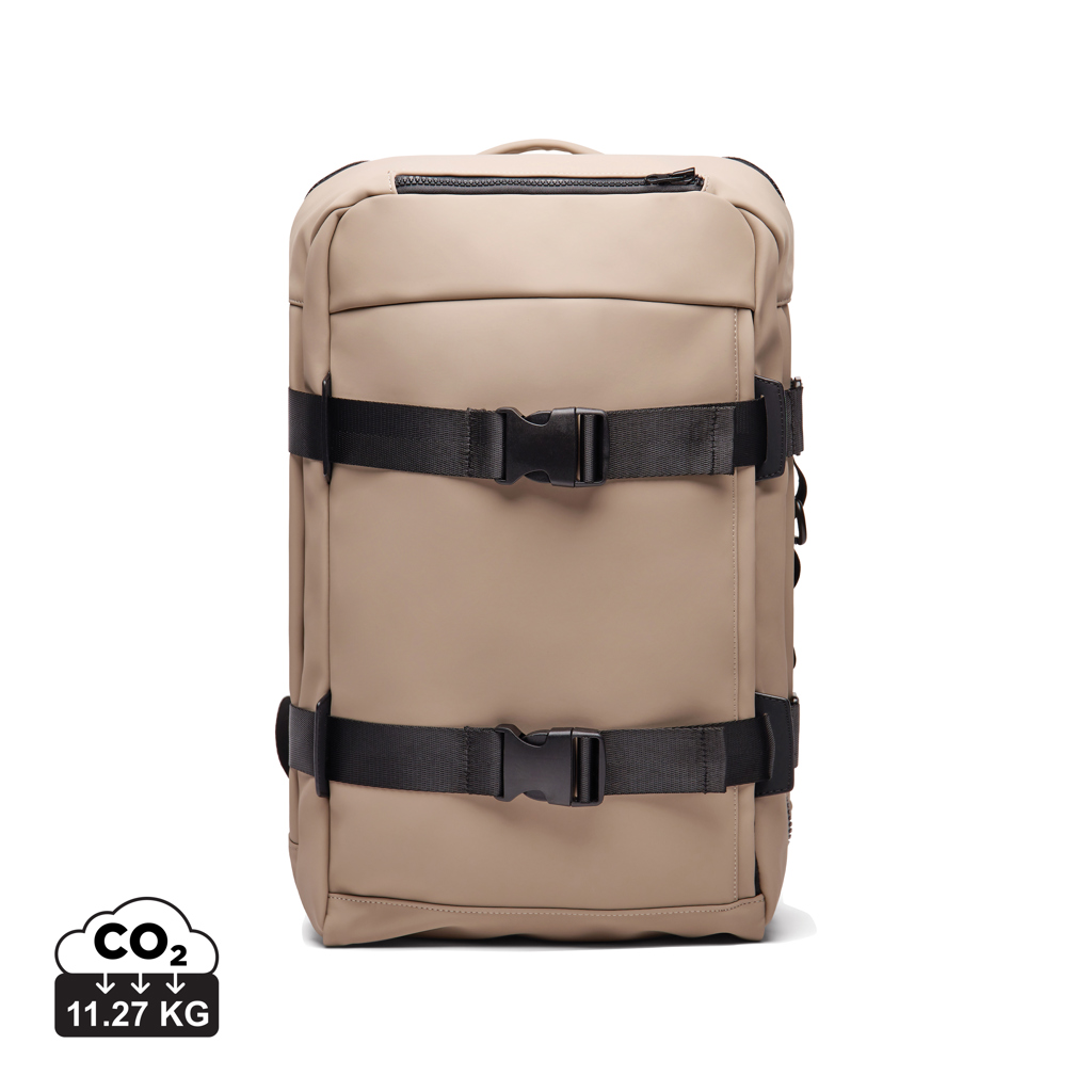 Sac à dos beige avec sangles noires