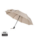 Parapluie beige compact ouvert