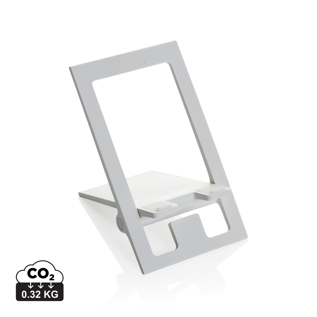 Support réglable blanc pour smartphone ou tablette