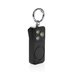 Porte-clés lampe LED noire compacte