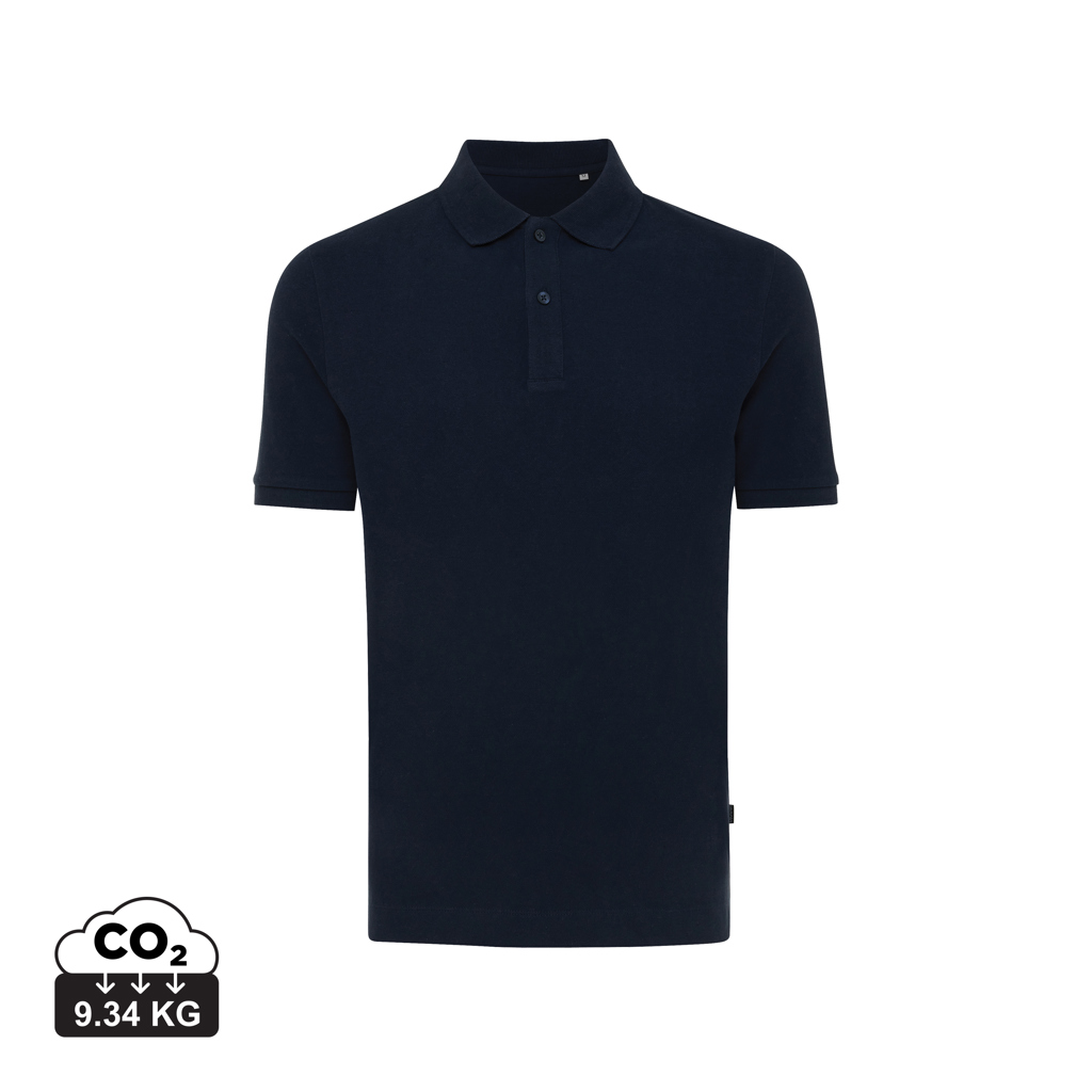 Polo bleu marine à manches courtes