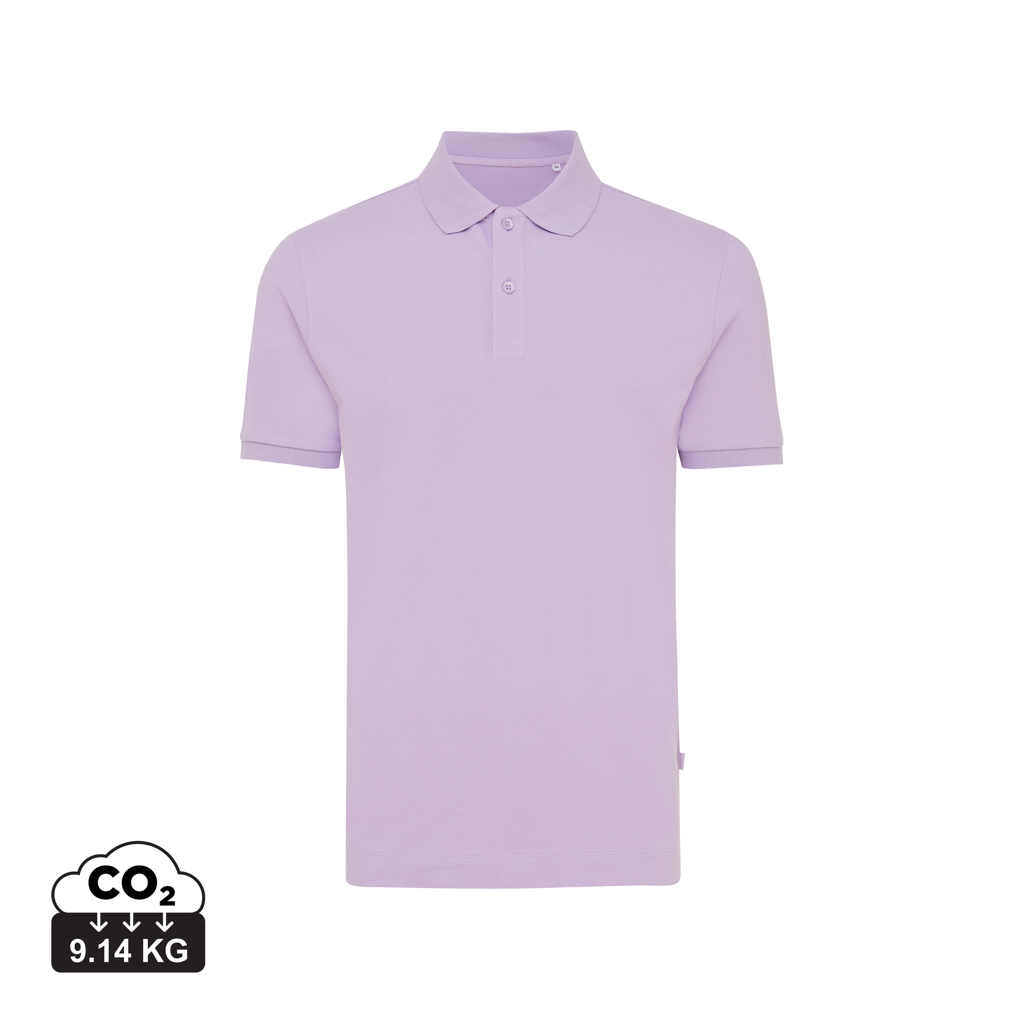 Polo violet clair manches courtes