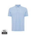 Polo bleu clair avec indicateur CO2 9,49 kg