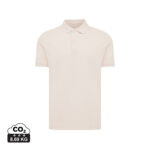 Polo beige uni avec indicateur CO2 8,69 kg