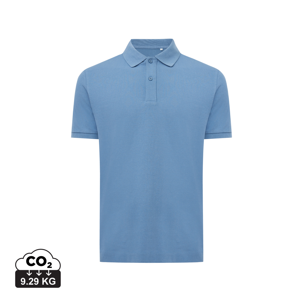 Polo bleu clair avec indicateur CO2 9,29 kg