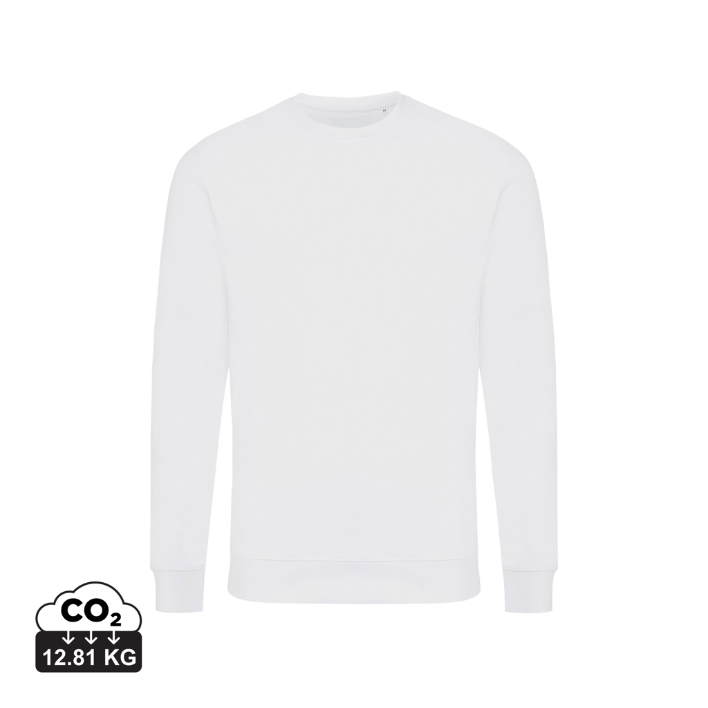 Sweat-shirt gris clair à manches longues