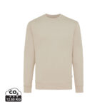 Sweat-shirt beige col rond minimaliste