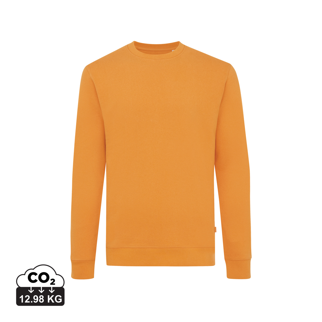 Sweat-shirt orange à manches longues uni