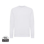 Sweat-shirt gris clair col rond manches longues