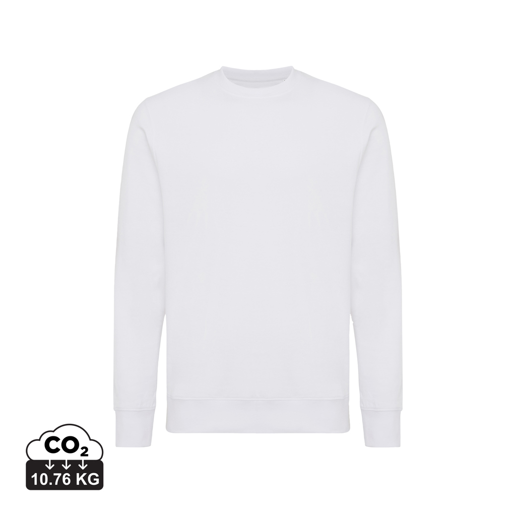Sweat-shirt gris clair à manches longues