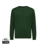Sweat-shirt vert foncé avec col rond