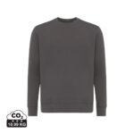 Sweat-shirt gris foncé col rond minimaliste