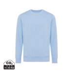 Sweat-shirt bleu clair à col rond