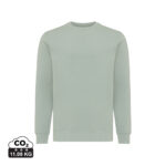 Sweat-shirt vert sauge à col rond