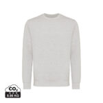 Sweat-shirt gris clair à col rond
