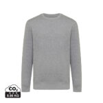 Sweat-shirt gris uni à manches longues