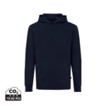 Sweat à capuche bleu marine uni