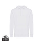 Sweat à capuche gris clair uni