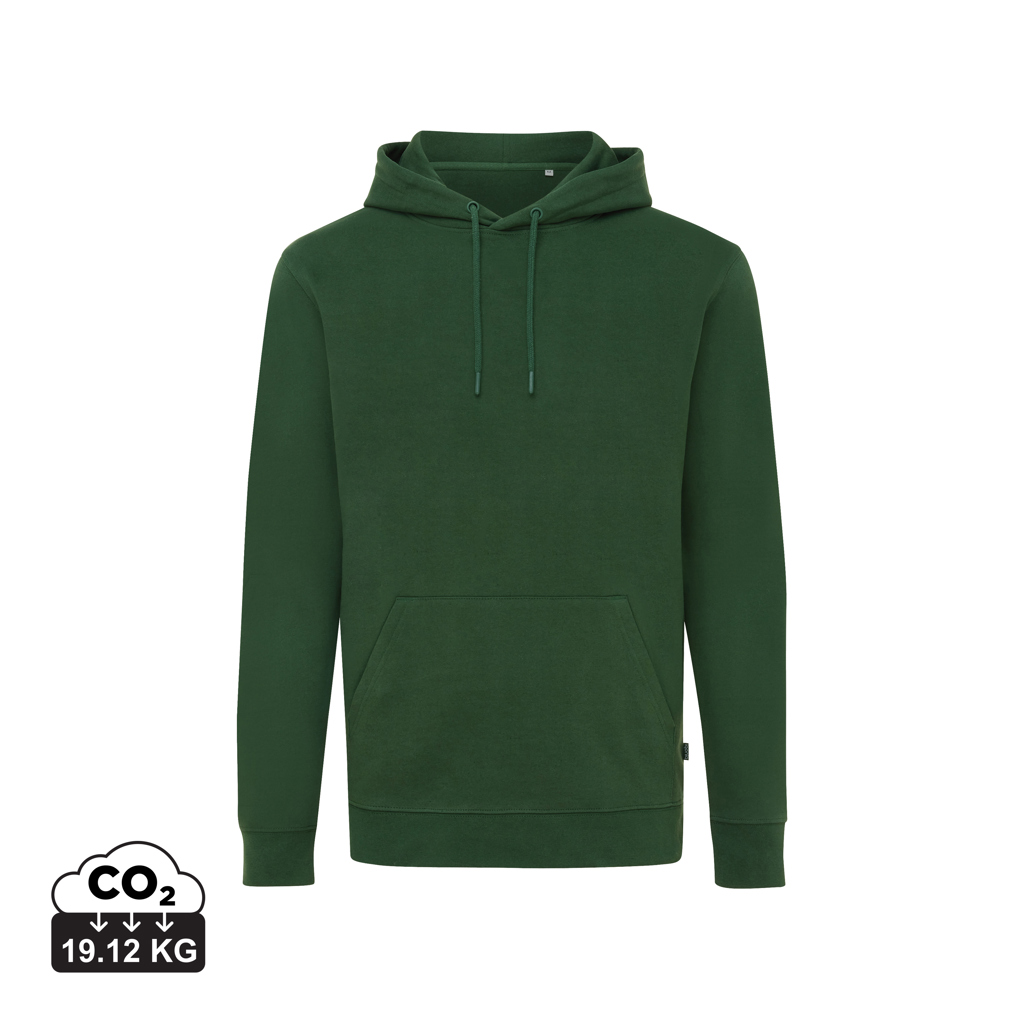 Sweat à capuche vert avec poche kangourou