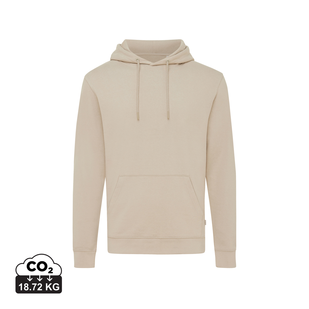 Sweat à capuche beige avec poche kangourou