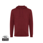 Sweat à capuche bordeaux avec poche kangourou