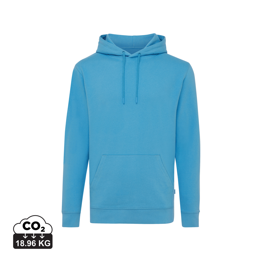 Sweat à capuche bleu avec poche kangourou
