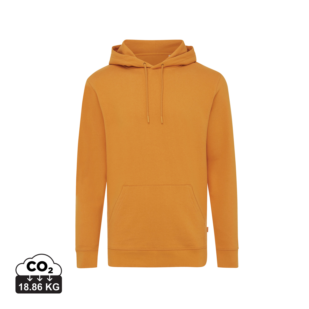 Sweat à capuche orange avec poche kangourou