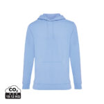 Sweat à capuche bleu clair uni