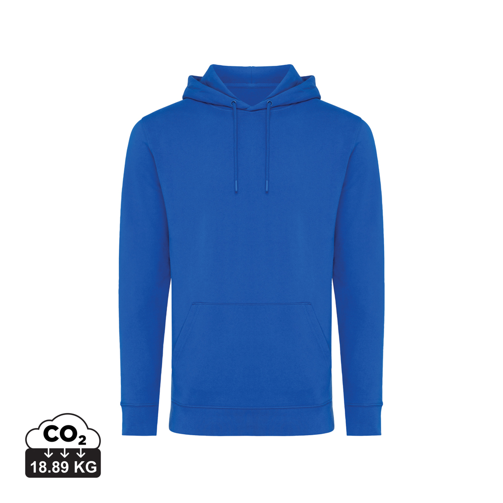 Sweat à capuche bleu avec poche kangourou