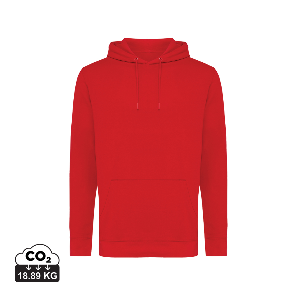 Sweat à capuche rouge avec poche kangourou
