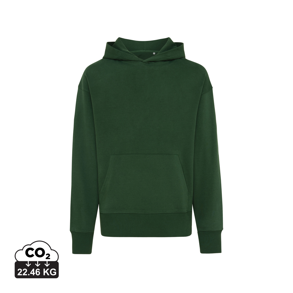 Sweat à capuche vert avec poche kangourou