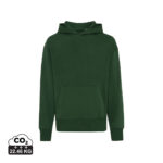 Sweat à capuche vert avec poche kangourou