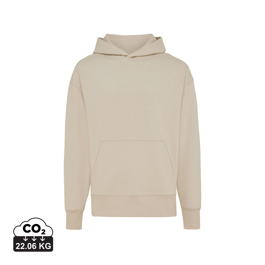Sweat à capuche beige avec poche kangourou