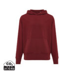 Sweat à capuche bordeaux avec poche kangourou