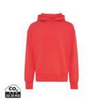Sweat à capuche rouge avec poche kangourou