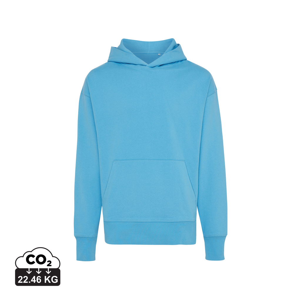 Sweat à capuche bleu clair avec poche kangourou
