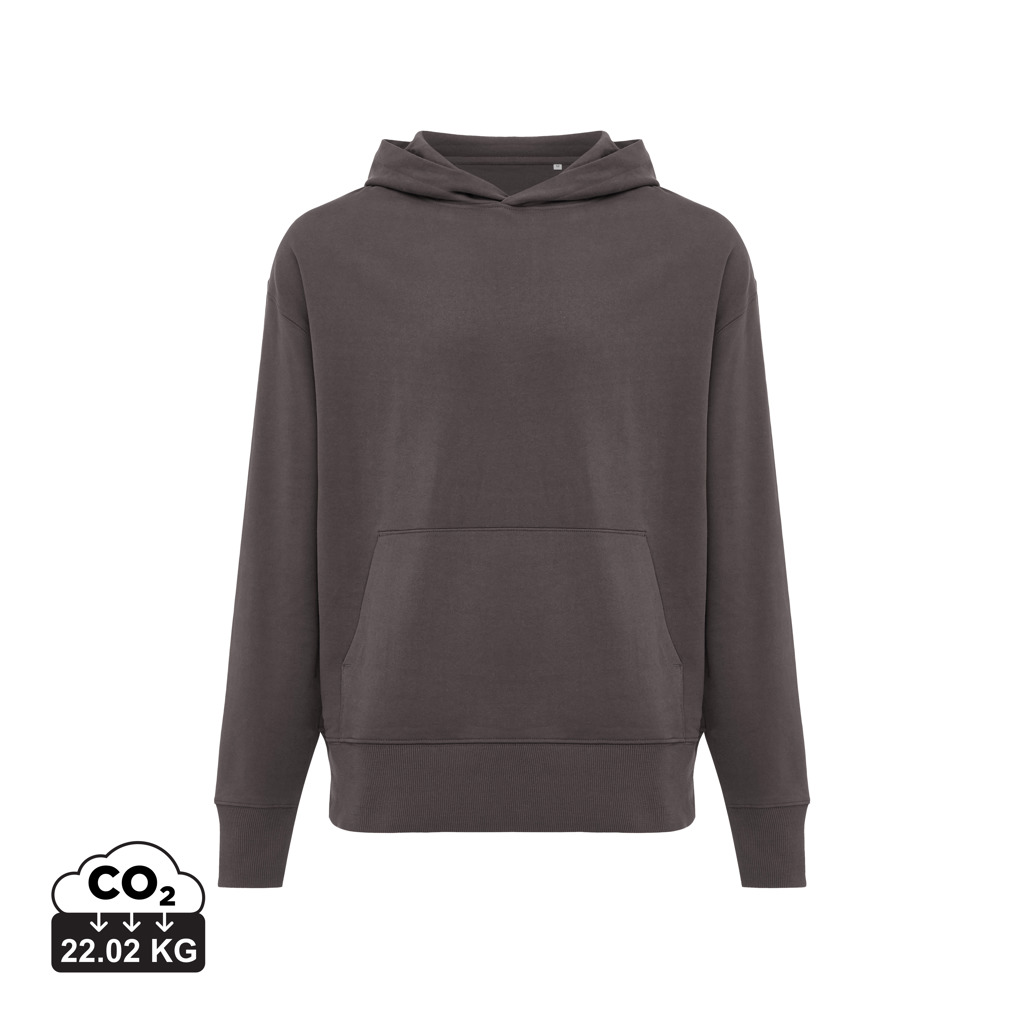 Sweat à capuche marron avec poche kangourou