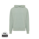 Sweat à capuche vert sauge avec poche kangourou