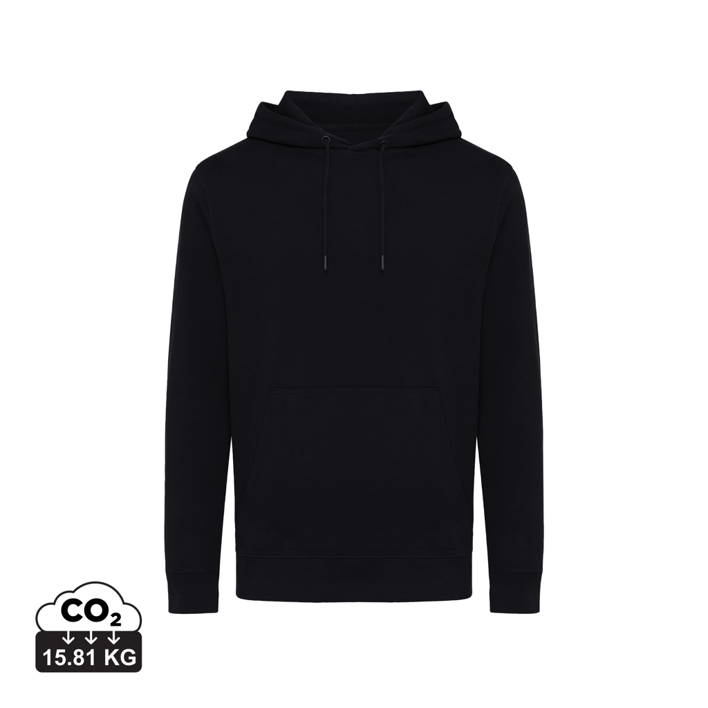Sweat à capuche noir avec poche kangourou
