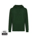 Sweat à capuche vert foncé avec poche kangourou