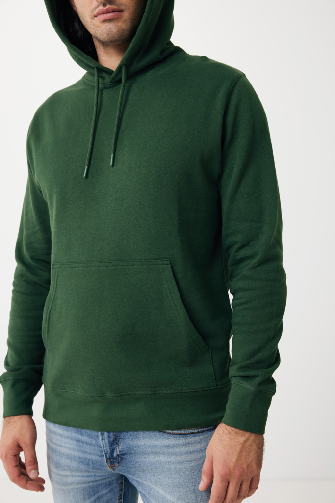 Sweat à capuche vert pour homme