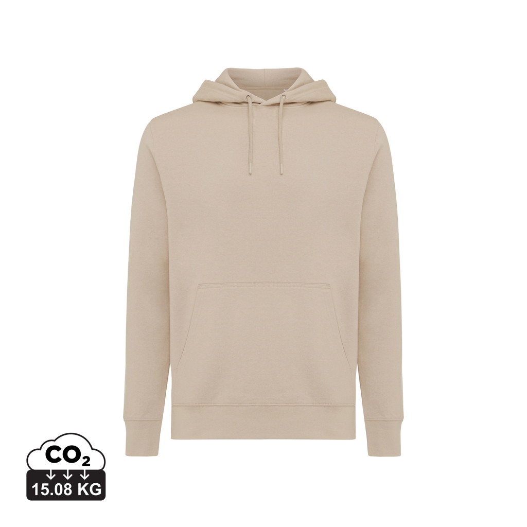 Sweat à capuche beige avec poche kangourou