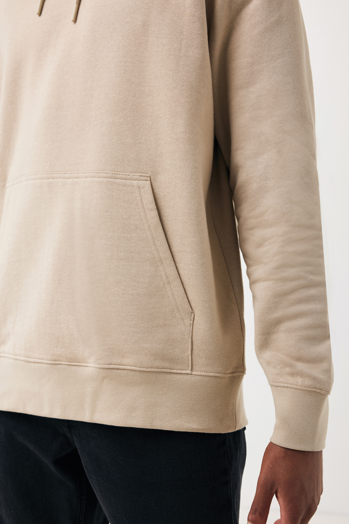 Sweat à capuche beige avec poche kangourou