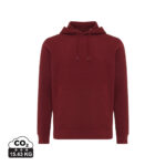 Sweat à capuche bordeaux avec poche kangourou