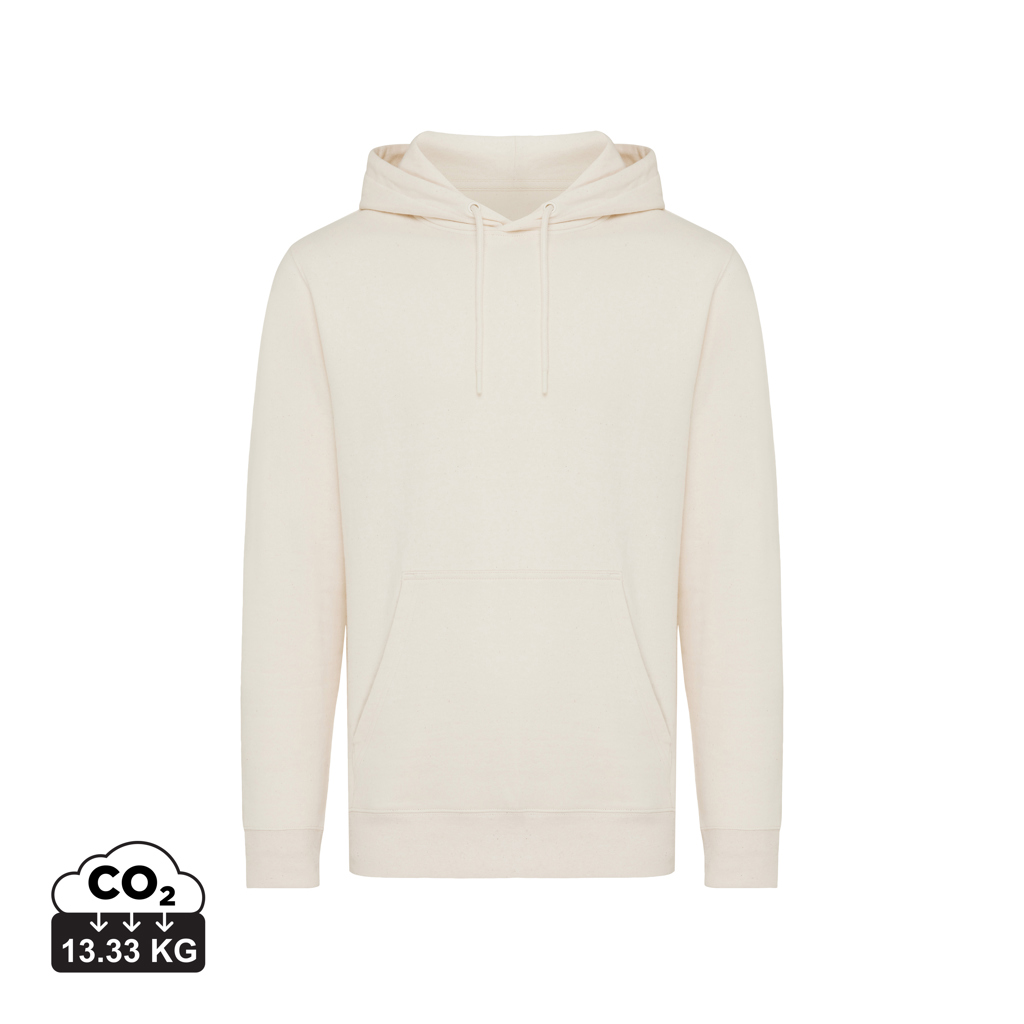 Sweat à capuche beige avec poche kangourou