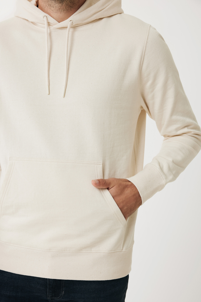 Sweat à capuche beige avec poche kangourou
